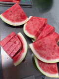 Close-up of freeze-dried watermelon pieces