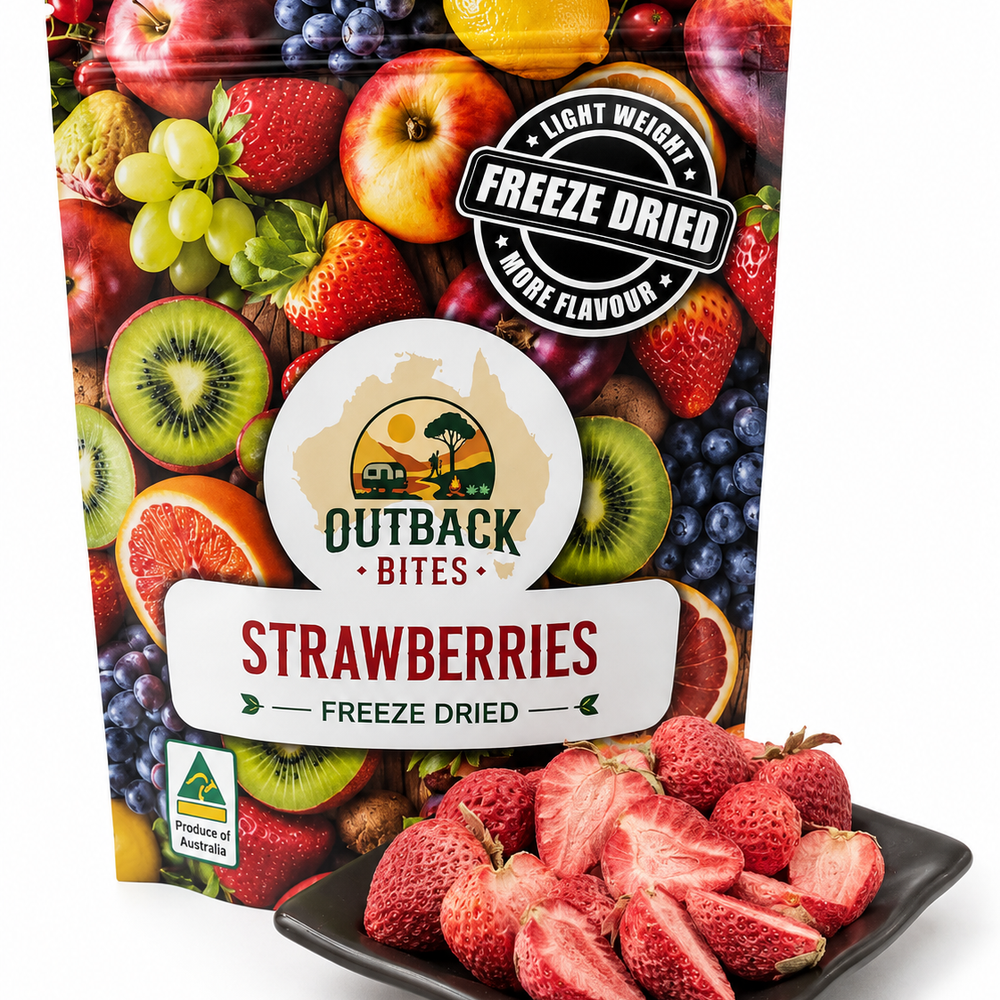 Outback Bites Freeze-Dried Strawberries pack